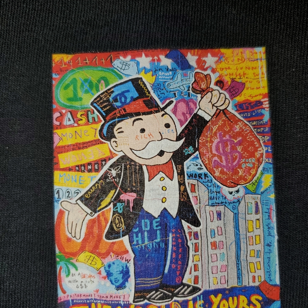 The world its yours t shirt (monopoly man)
